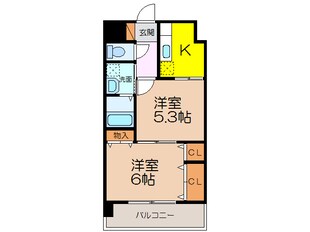 ステートリーマンション鷲崎の物件間取画像